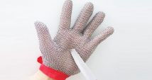 ถุงมือสแตนเลส  STAINLESS STEEL GLOVES-PROFESSION FOR HAND & BODY